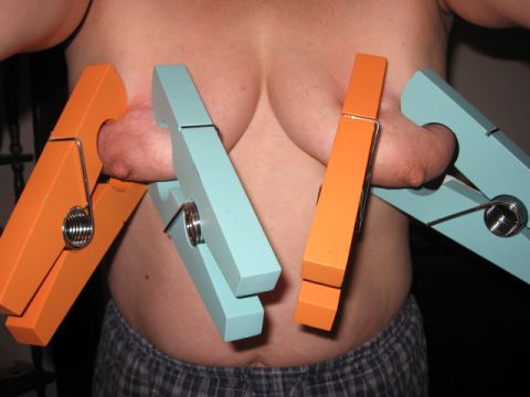 Big Boobs Clothespins - Clothespins On Titties â€” BIG Clothespins â€“ Titty Blog